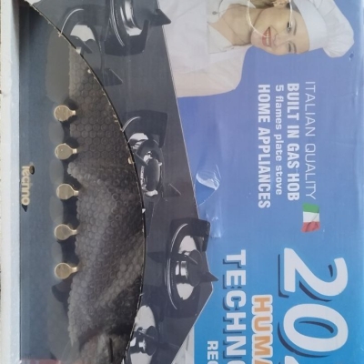 اجاق گاز 5 شعله تکنو وان Techno Van 2025مدل 423912  ایتالیا