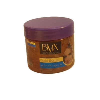 اسکراب صورت و بدن طلایی BMX حجم 350 میلی لیتر