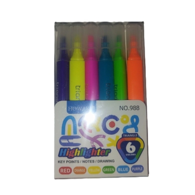 هایلایتر 6 رنگ HOWAKI مدل 988