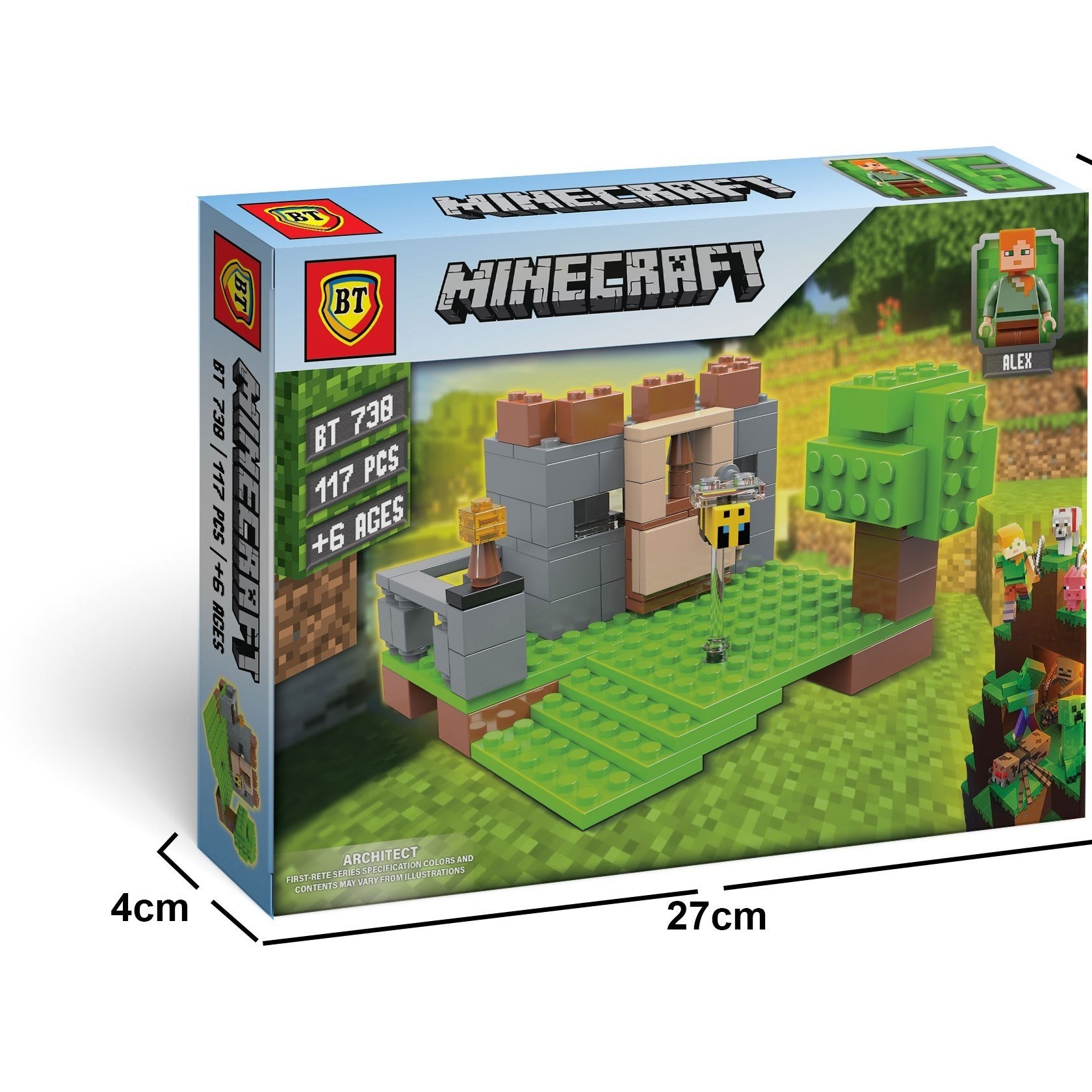 لگو ماینکرفت متوسط 117 قطعه کد BT 730 در ارزانترین فروشگاه اینترنتی ایران ارزان