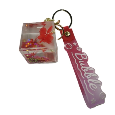 جاکلیدی آکواریومی فانتزی طرح مکعب مربع کد 1 در ارزانترین فروشگاه اینترنتی ایران ارزان