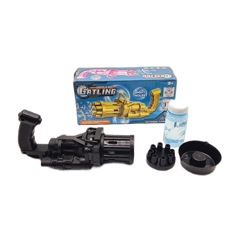 تفنگ حباب ساز مدل مسلسل کد 260062 با مایع حباب ساز ارزانترین فروشگاه اینترنتی