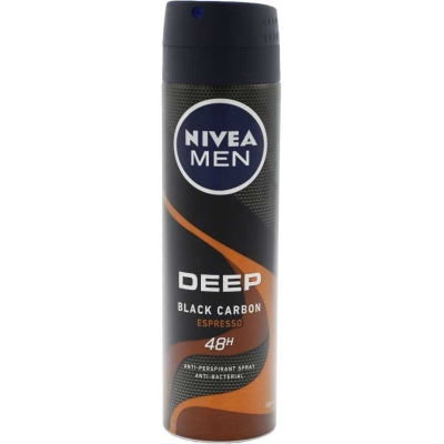 اسپری ضد تعریق مردانه دیپ بلک کاربن اسپرسو Deep Black Carbon حجم 150 میلی لیتر