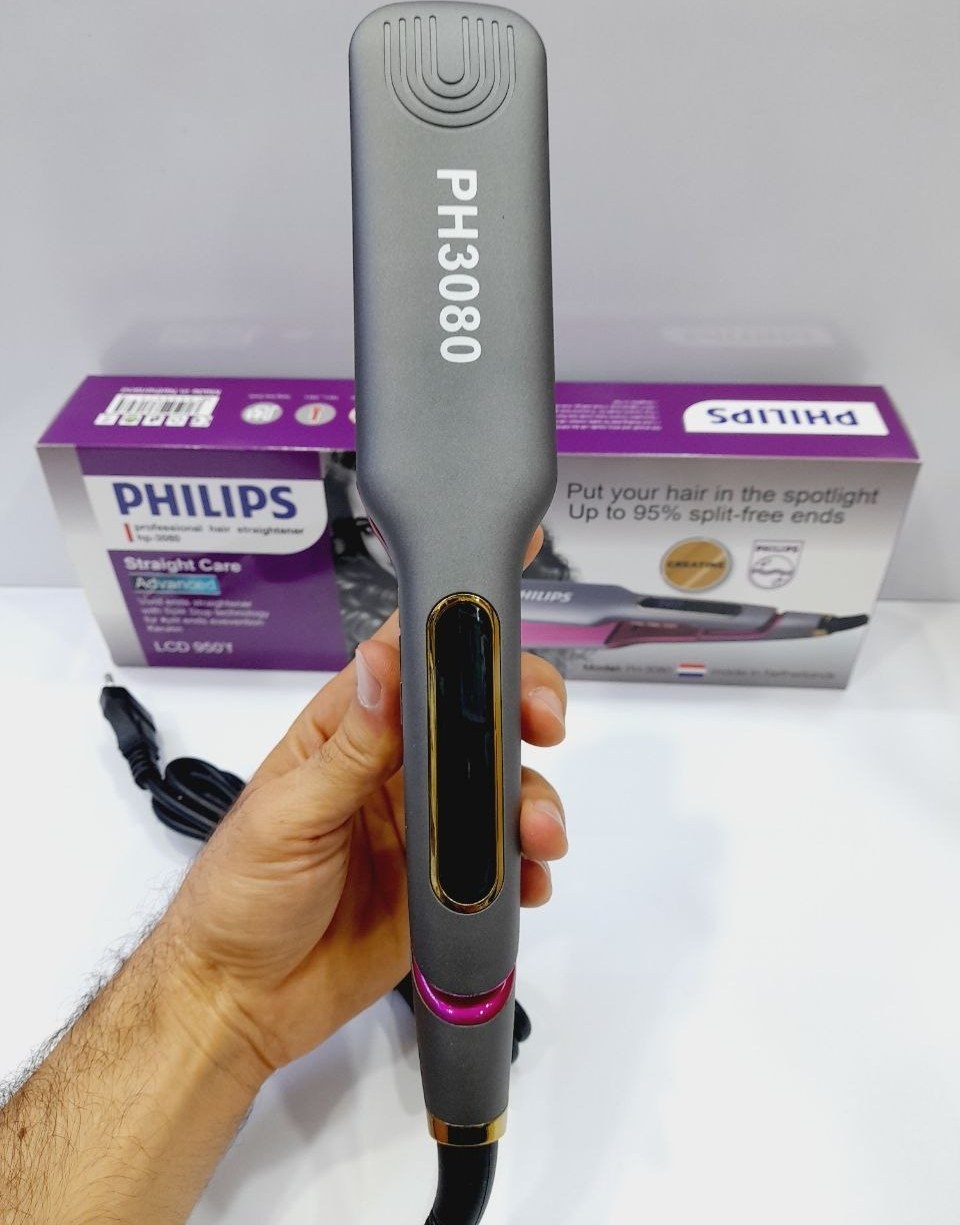 اتو مو فیلیپس مدل PH-3080 با دما ۲۵۰ درجه سرامیک در ارزانترین فروشگاه اینترنتی ایران ارزان