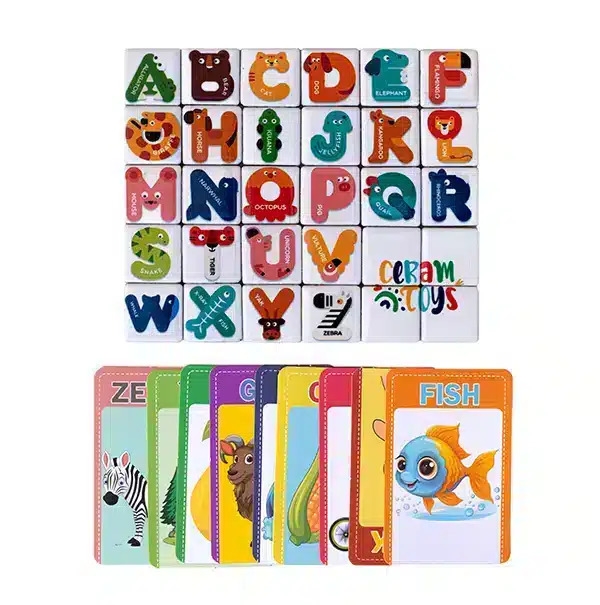 پازل سرامیکی الفبای انگلیسی در ارزانترین فروشگاه اینترنتی ایران ارزان