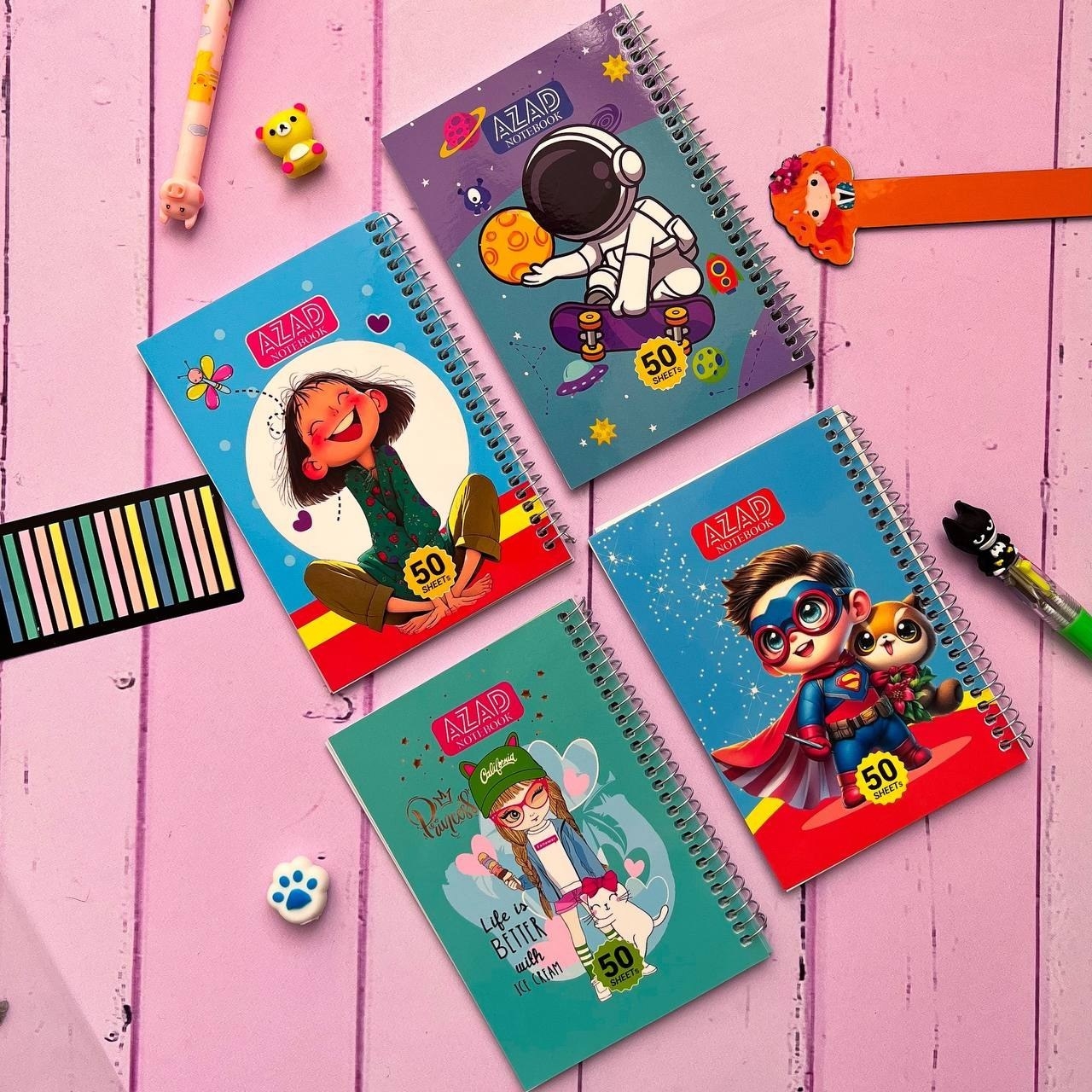 دفتر یادداشت آزاد حاشیه دار در ارزانترین فروشگاه اینترنتی ایران ارزان