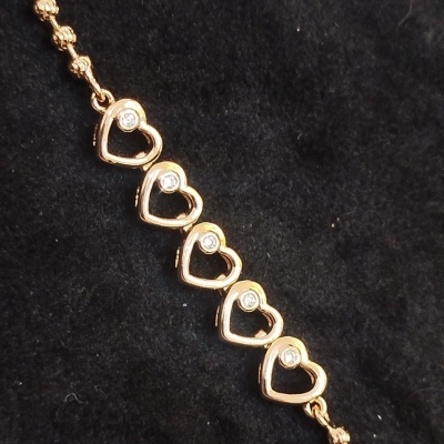 دستبند طرح قلب ژوپینگ Xuping ارزانترین فروشگاه اینترنتی