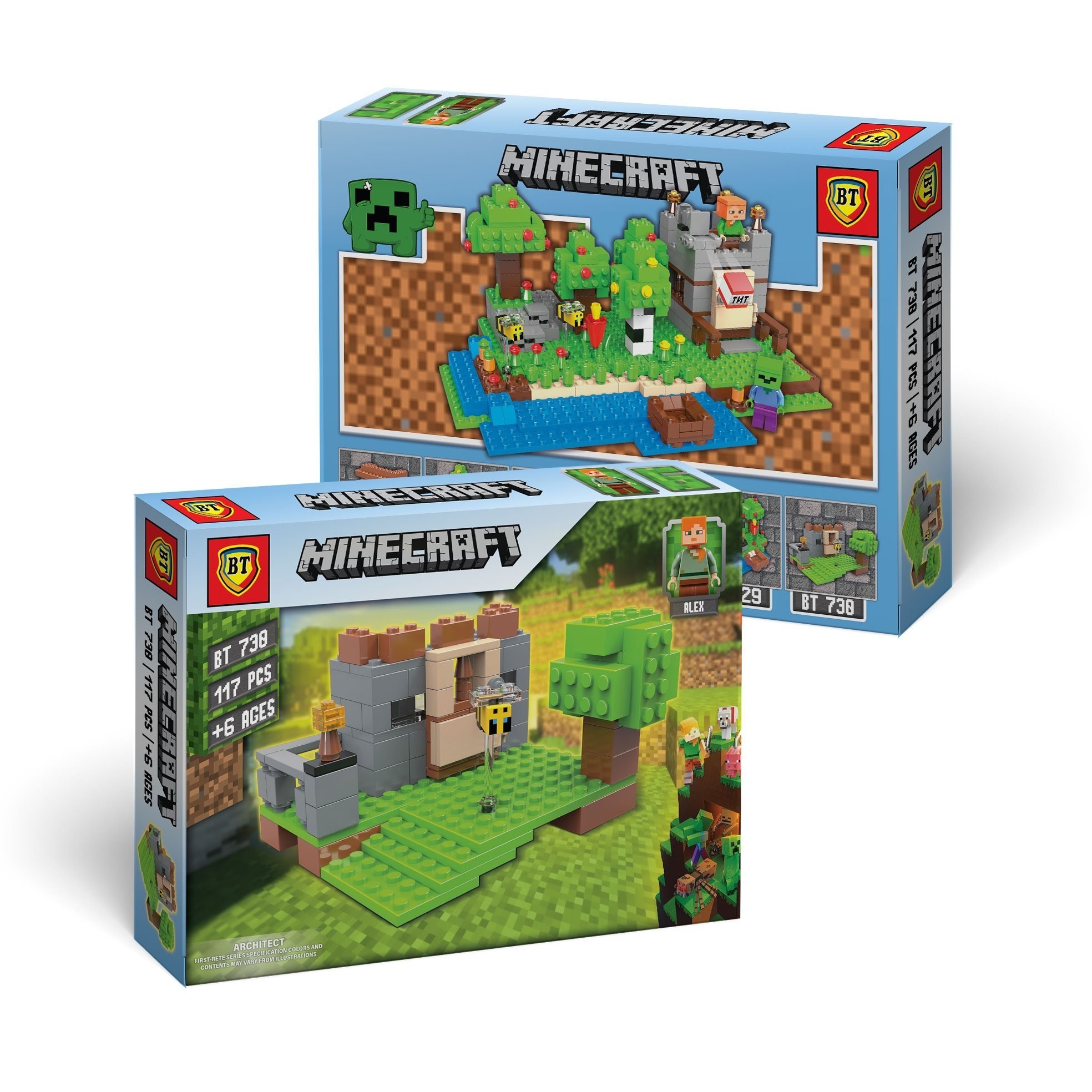 لگو ماینکرفت متوسط 117 قطعه کد BT 730 در ارزانترین فروشگاه اینترنتی ایران ارزان