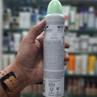 اسپری ضد تعریق زنانه داو رایحه خیار حجم ۲۵۰ میلی لیتر مدل Go Fresh - ساخت انگلیس اورجینال در ارزانترین فروشگاه اینترنتی ایران ارزان