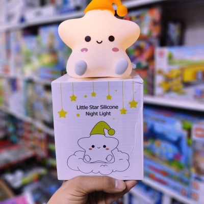 چراغ خواب سیلیکونی ستاره نشسته آیتم ارزانترین فروشگاه اینترنتی