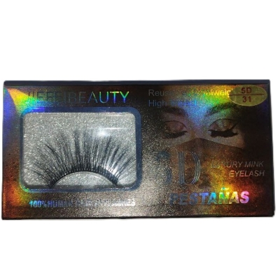 مژه مصنوعی 5D کد 31 مدل  JIEFEIBEAUTY