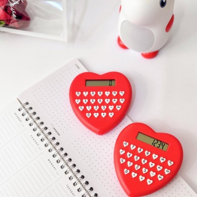 ماشین حساب فانتزی قلبی 1038