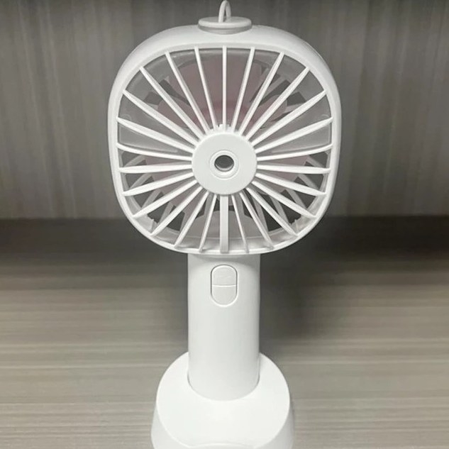 پنکه مه پاش دستی با هولدر موبایل مدل Beauty Fan با ۳ سطح سرعت در ارزانترین فروشگاه اینترنتی ایران ارزان