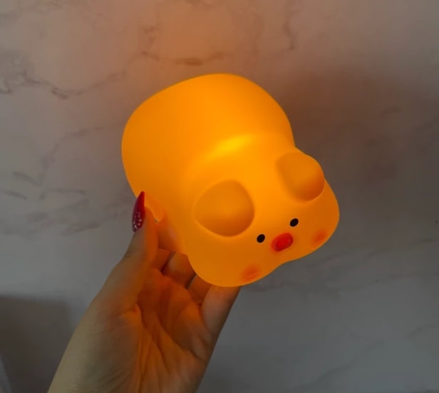 چراغ خواب سلیکونی خوک اورجینال نور رنگی در ارزانترین فروشگاه اینترنتی ایران ارزان