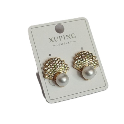 گوشواره طرح صدف و مروارید ارزانترین فروشگاه اینترنتی