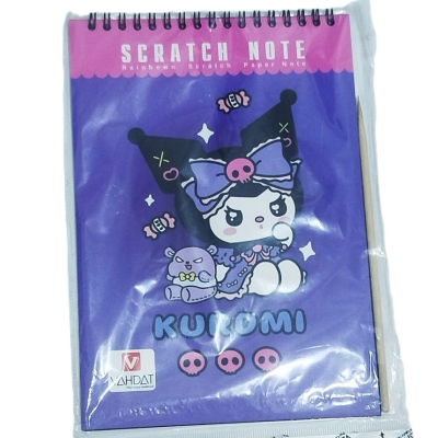 دفتر نقاشی اسکرچ مدل جادویی به همراه مداد طرح کرومی سایز 23 در 16 سانتیمتر در ارزانترین فروشگاه اینترنتی ایران ارزان