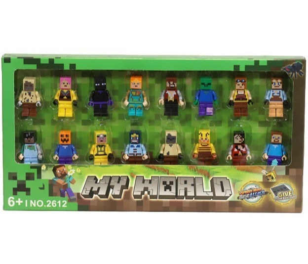 لگو آدمک های ماینکرافت 16تایی کد 2612 در ارزانترین فروشگاه اینترنتی ایران ارزان