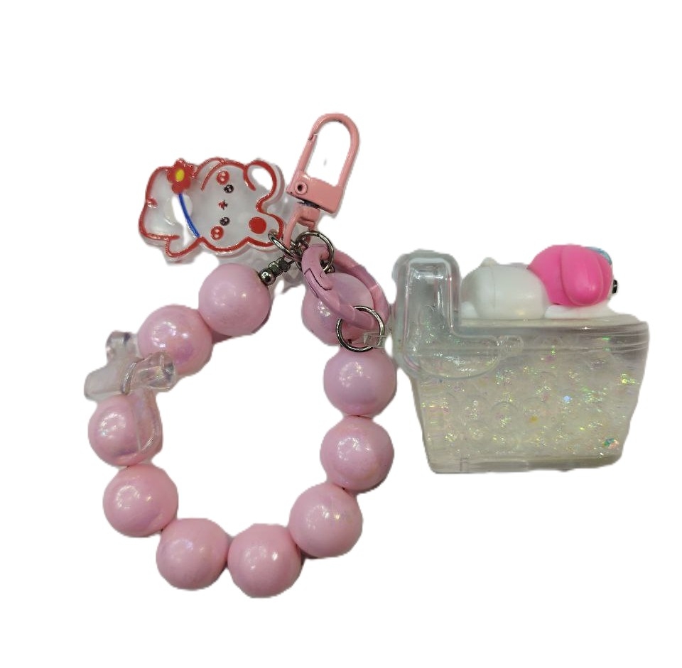 جاکلیدی آکواریومی فانتزی طرح توالت و سگ کد 1