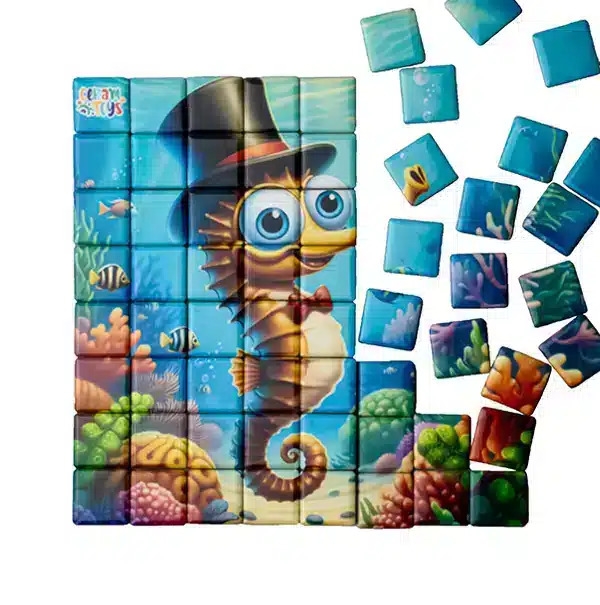 پازل سرامیکی اسب دریایی شعبده باز در ارزانترین فروشگاه اینترنتی ایران ارزان