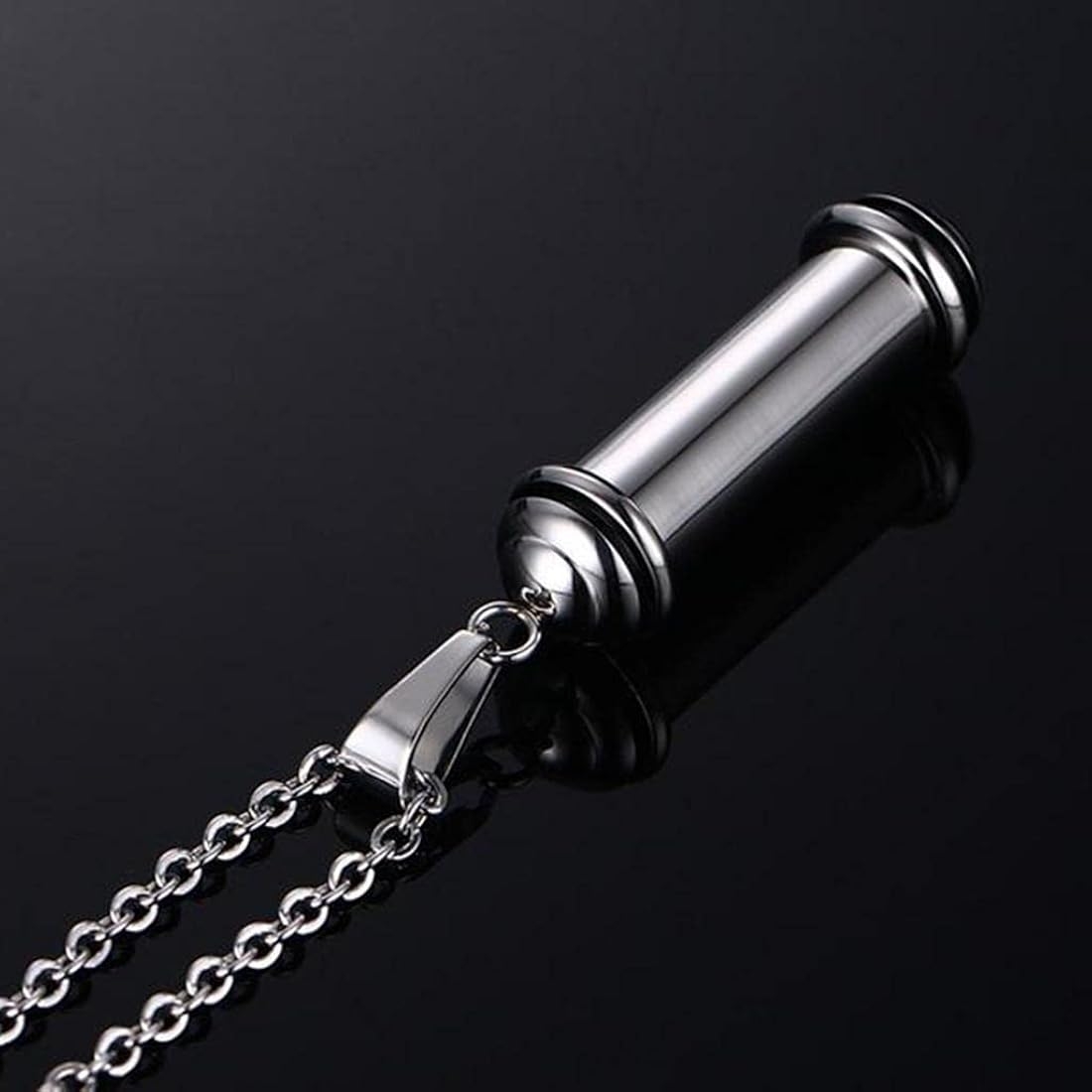 گردنبند  طرح دمبل استیل رنگ ثابت بازشو ارزانترین فروشگاه اینترنتی