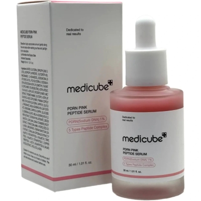 سرم جوانساز و روشن‌کننده پپتاید و PDRN مدی کیوب حجم ۳۰ میلی لیتر اورجینال در ارزانترین فروشگاه اینترنتی ایران ارزان