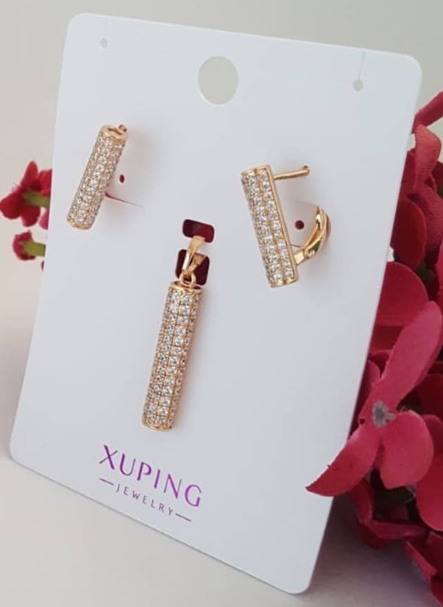 نیم ست بدون زنجیر برند ژوپینگ Xuping رنگ ثابت بدون حساسیت