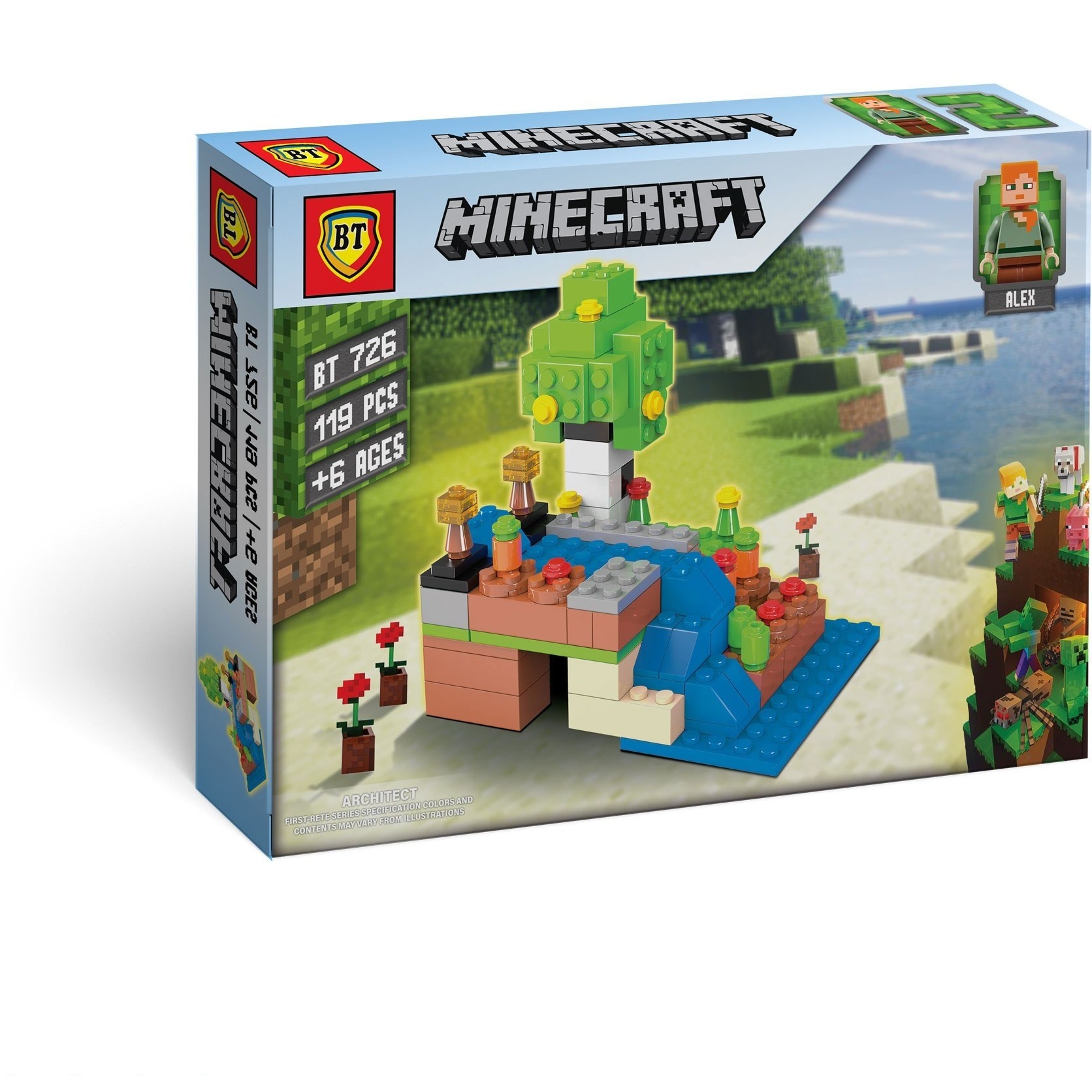 لگو ماینکرفت متوسط 119 قطعه کد BT 726 در ارزانترین فروشگاه اینترنتی ایران ارزان