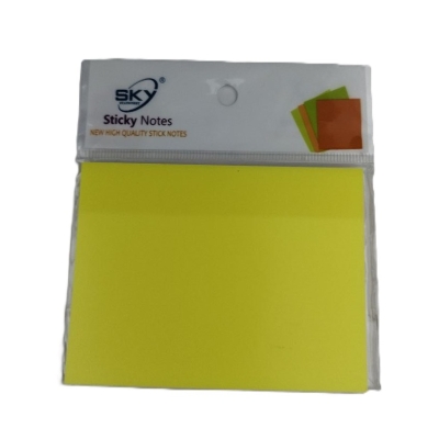 کاغذ یادداشت شفاف چسب دار استیک نوت سایز 75 در 100 میلی متر بسته 50 عددی ارزانترین فروشگاه اینترنتی