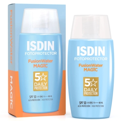 ضد آفتاب بی رنگ SPF50 مدل فیوژن واتر مجیک اورجینال