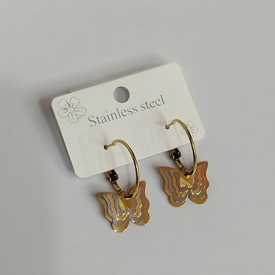 گوشواره طرح پروانه ارزانترین فروشگاه اینترنتی