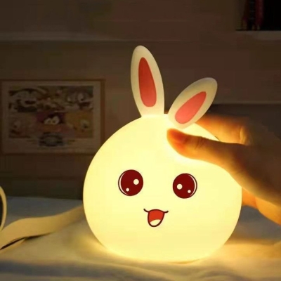 چراغ خواب سیلیکونی سنسوری 5 حالته  خرگوش خندان در ارزانترین فروشگاه اینترنتی ایران ارزان