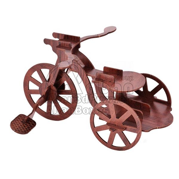 پازل چوبی سه بعدی سه چرخه آبان در ارزانترین فروشگاه اینترنتی ایران ارزان