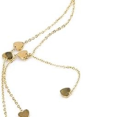 گردنبند طرح قلب رنگ ثابت بدون حساسیت در ارزانترین فروشگاه اینترنتی ایران ارزان