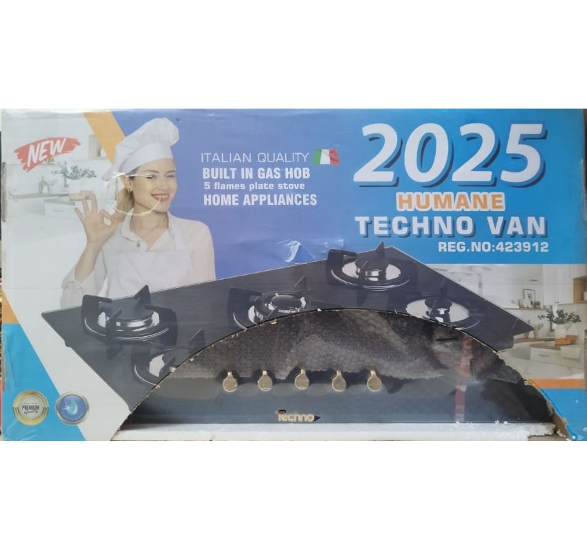 اجاق گاز 5 شعله تکنو وان Techno Van 2025مدل 423912  ایتالیا در ارزانترین فروشگاه اینترنتی ایران ارزان