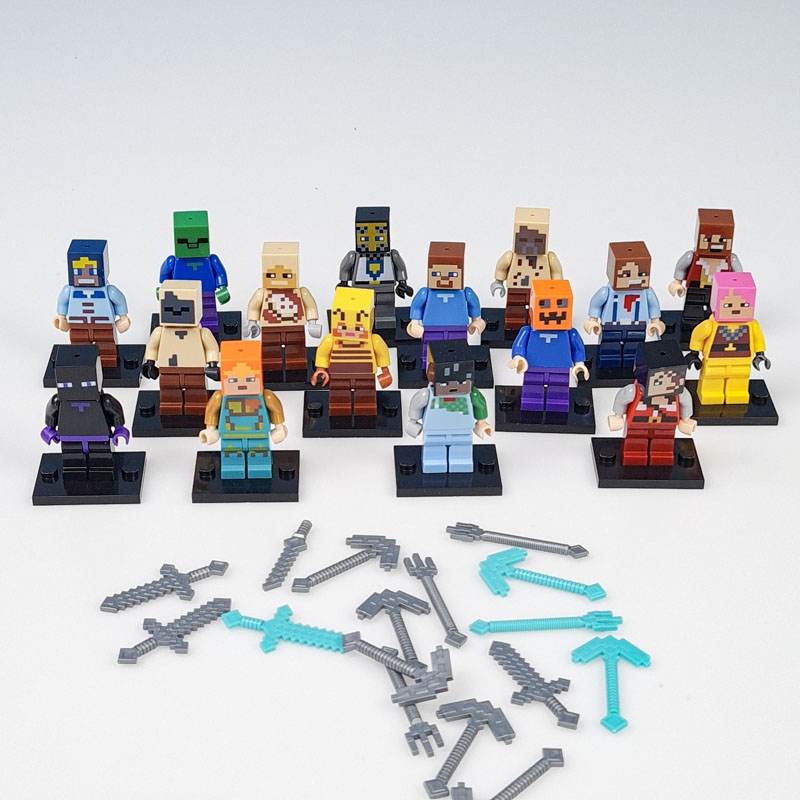لگو آدمک های ماینکرافت 16تایی کد 2612 ارزانترین فروشگاه اینترنتی