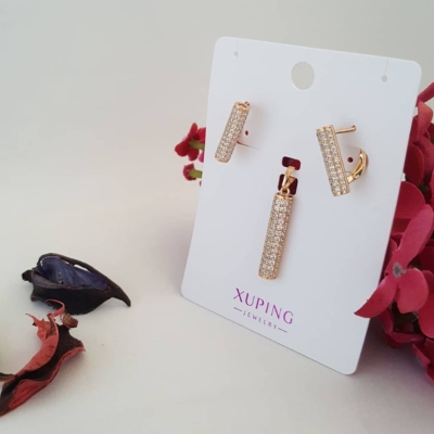 نیم ست بدون زنجیر برند ژوپینگ Xuping رنگ ثابت بدون حساسیت در ارزانترین فروشگاه اینترنتی ایران ارزان