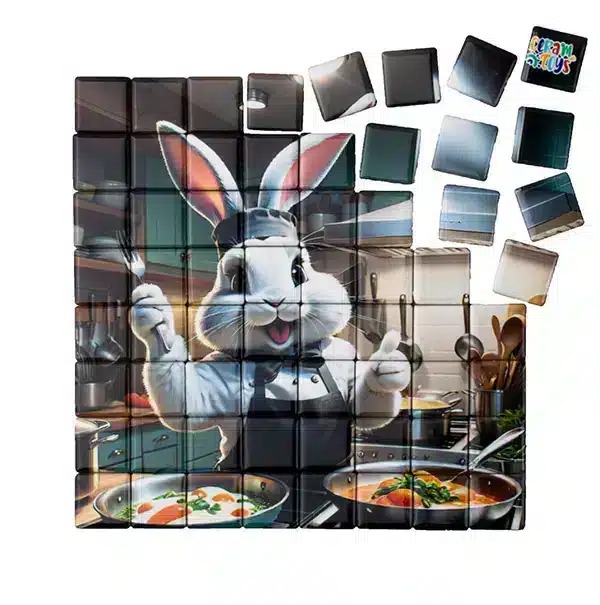 پازل سرامیکی خرگوش آشپز در ارزانترین فروشگاه اینترنتی ایران ارزان