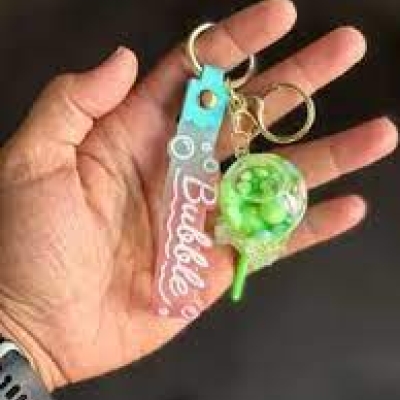 جاکلیدی آکواریومی فانتزی طرح آبنبات کد 1