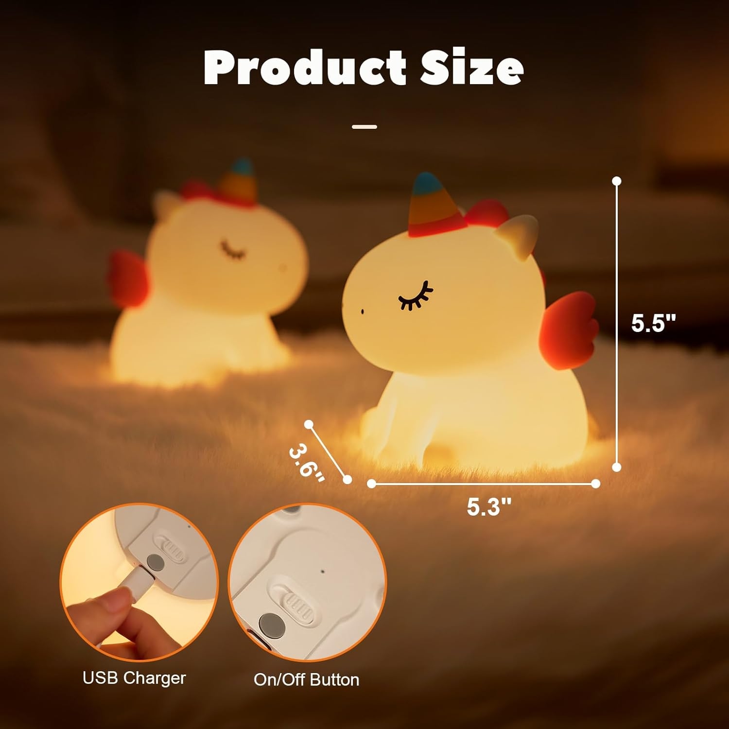 چراغ خواب طرح اسب تک شاخ مدل ZH-139 در ارزانترین فروشگاه اینترنتی ایران ارزان