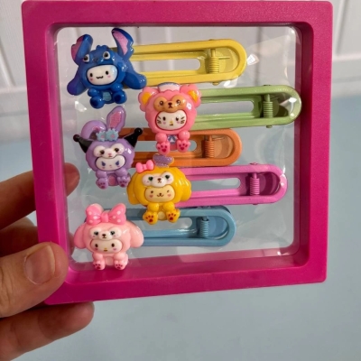 گیره مو فانتزی و کیوت بسته ۵ عددی