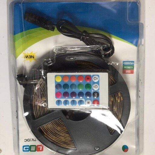 ریسه led رنگی 5 متری ریموت دار نورپردازی رنگی دریم لایت مدل RGB در ارزانترین فروشگاه اینترنتی ایران ارزان