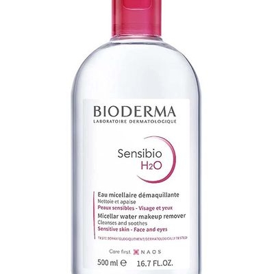 مایع پاک کننده آرایش سنسیبیو اچ دو او پوست حساس حجم 500 میلی لیتر اورجینال