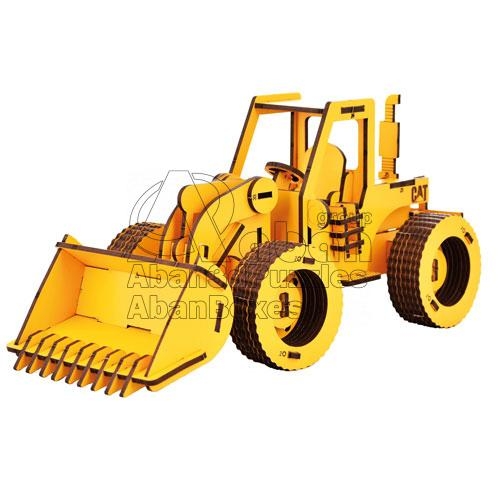 پازل چوبی سه بعدی بولدوزر آبان در ارزانترین فروشگاه اینترنتی ایران ارزان