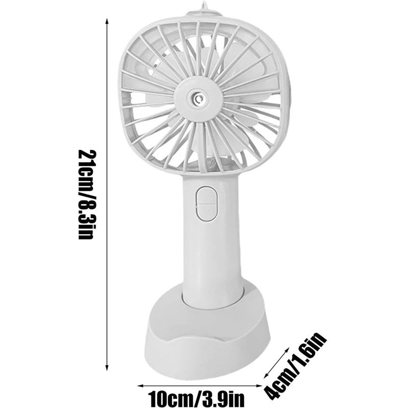 پنکه مه پاش دستی با هولدر موبایل مدل Beauty Fan با ۳ سطح سرعت در ارزانترین فروشگاه اینترنتی ایران ارزان