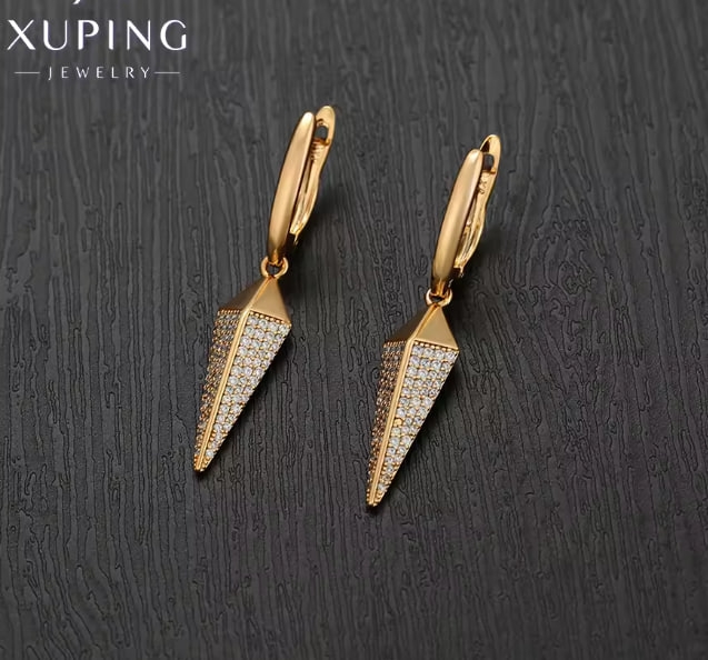 گوشواره فول نگین برند ژوپینگ