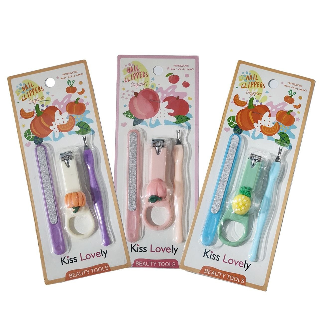 پک مانیکور 3 تیکه مدل Kiss Lovely (ست ناخن) در ارزانترین فروشگاه اینترنتی ایران ارزان