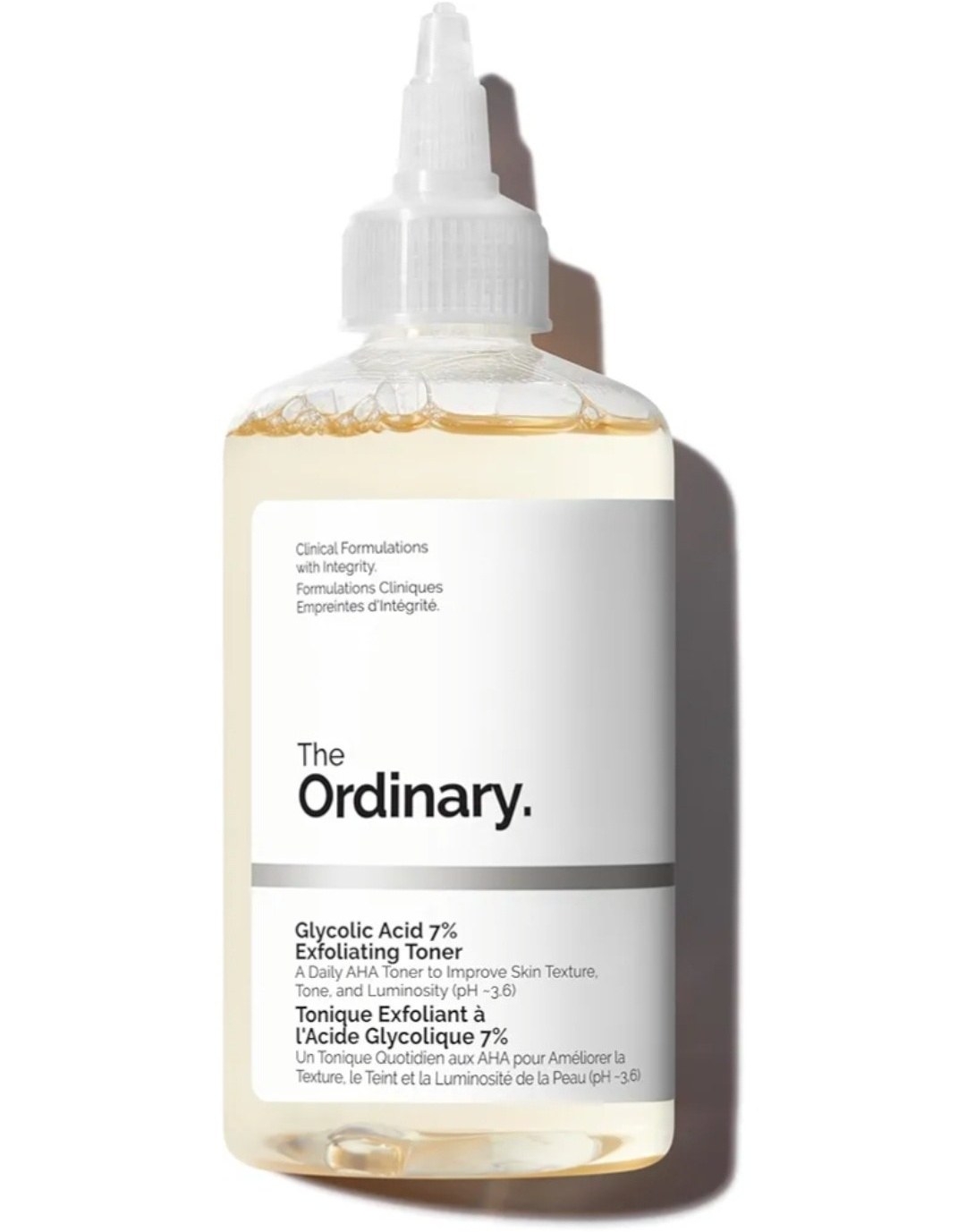 تونر گلایکولیک اسید 7% اوردینری اکسفولیتینگ لایه بردار و روشن کننده پوست 240 میل