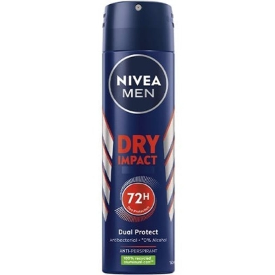 اسپری ضد تعریق مردانه dry impact حجم 150 میلی لیتر 72 ساعته