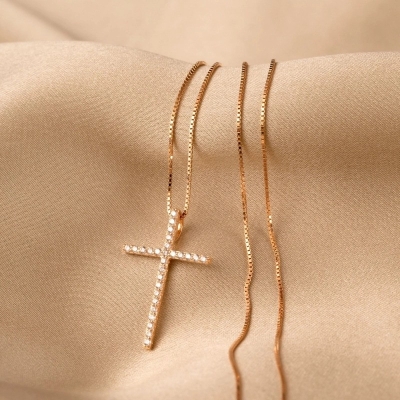 گردنبند صلیب ژوپینگ Xuping