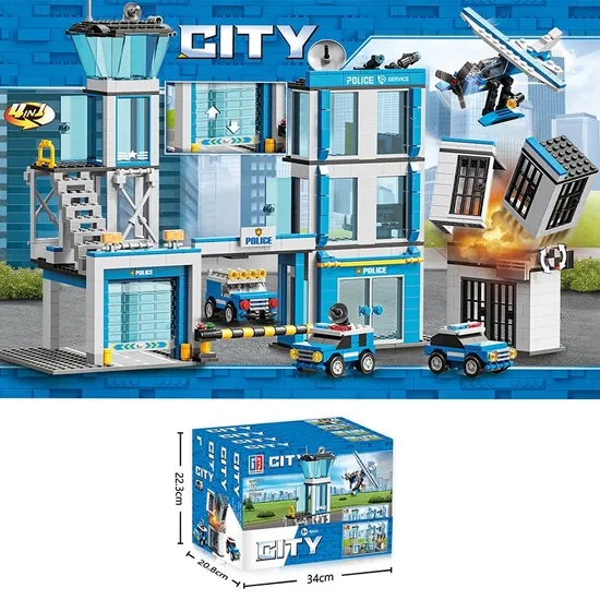 اسباب بازی لگو City Police police survey vehicle patrol car with person